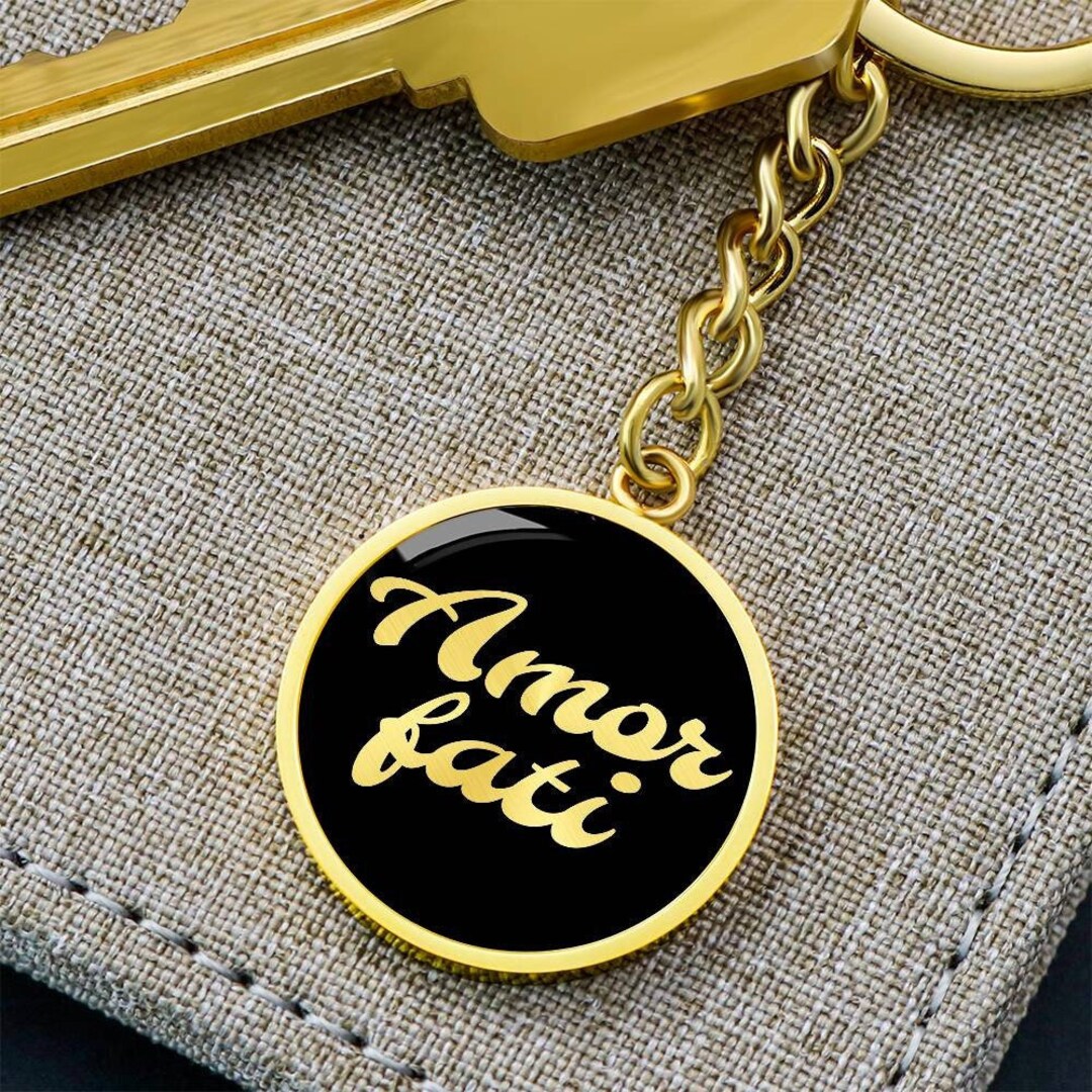 Amor Fati Keychain - Etsy