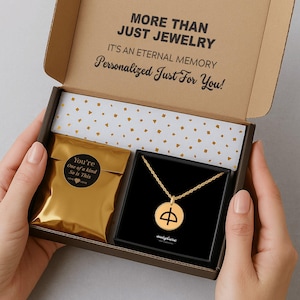 Engraved Lammas Necklace: Stainless Steel, Gold Plated
