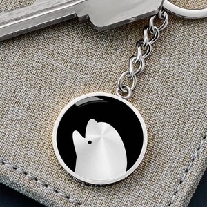 Beluga Keychain