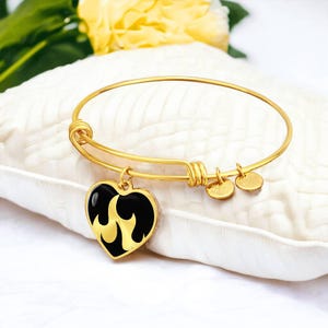 Flammendes Herz Armband