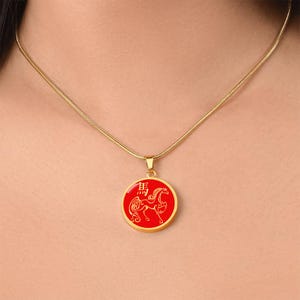 Halsband med hästen i eldens år bild 3