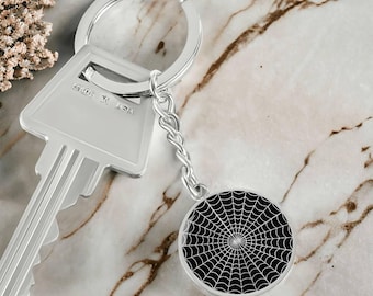 Spider Web Keychain