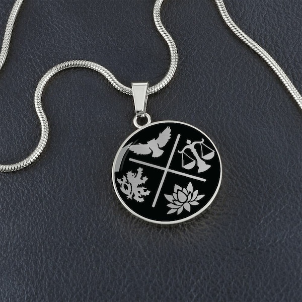 Pendentif Vertus Cardinales