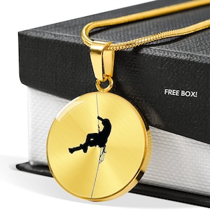 Rock Climbing Necklace