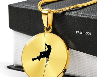 Rock Klettern Halskette