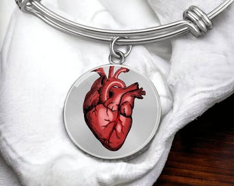 Bracciale cuore anatomico