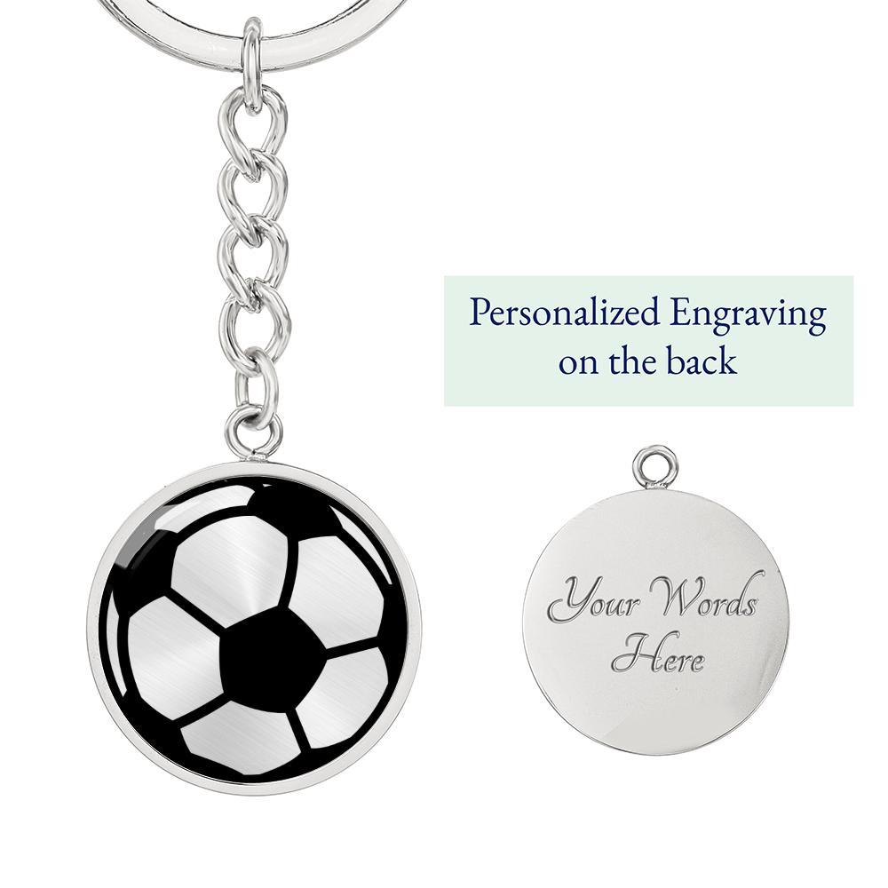 Soccer Ball Keychain - Etsy