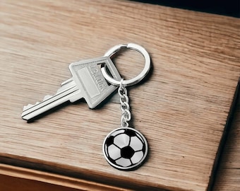 Soccer Ball Keychain - Etsy