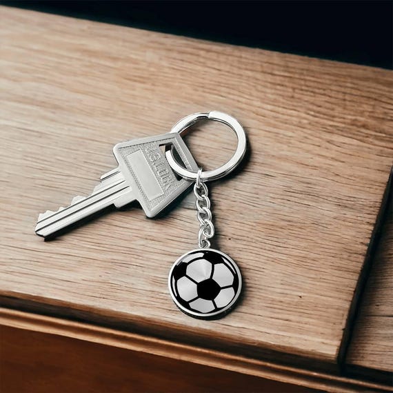 Soccer Ball Keychain - Etsy