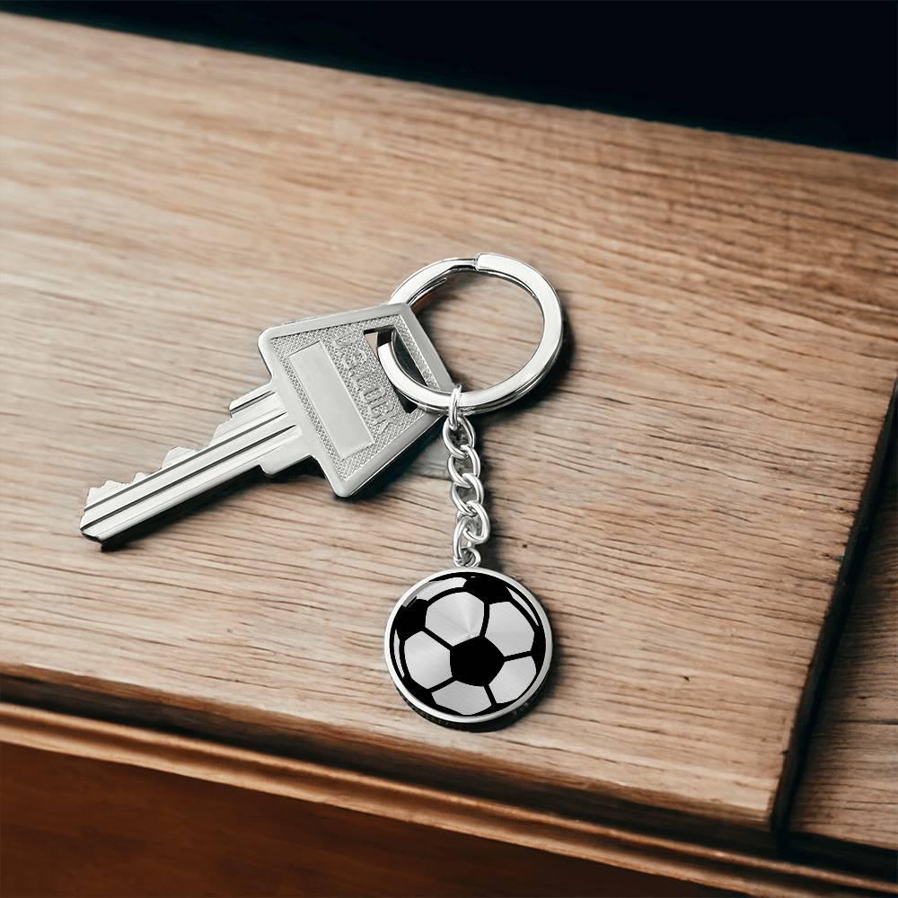 Soccer Ball Keychain - Etsy