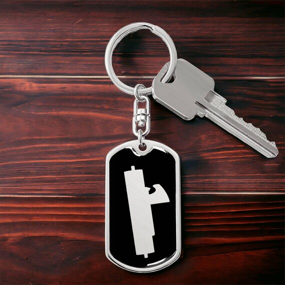 ファスケス グラフィック ドッグタグ キーチェーン - Etsy 日本