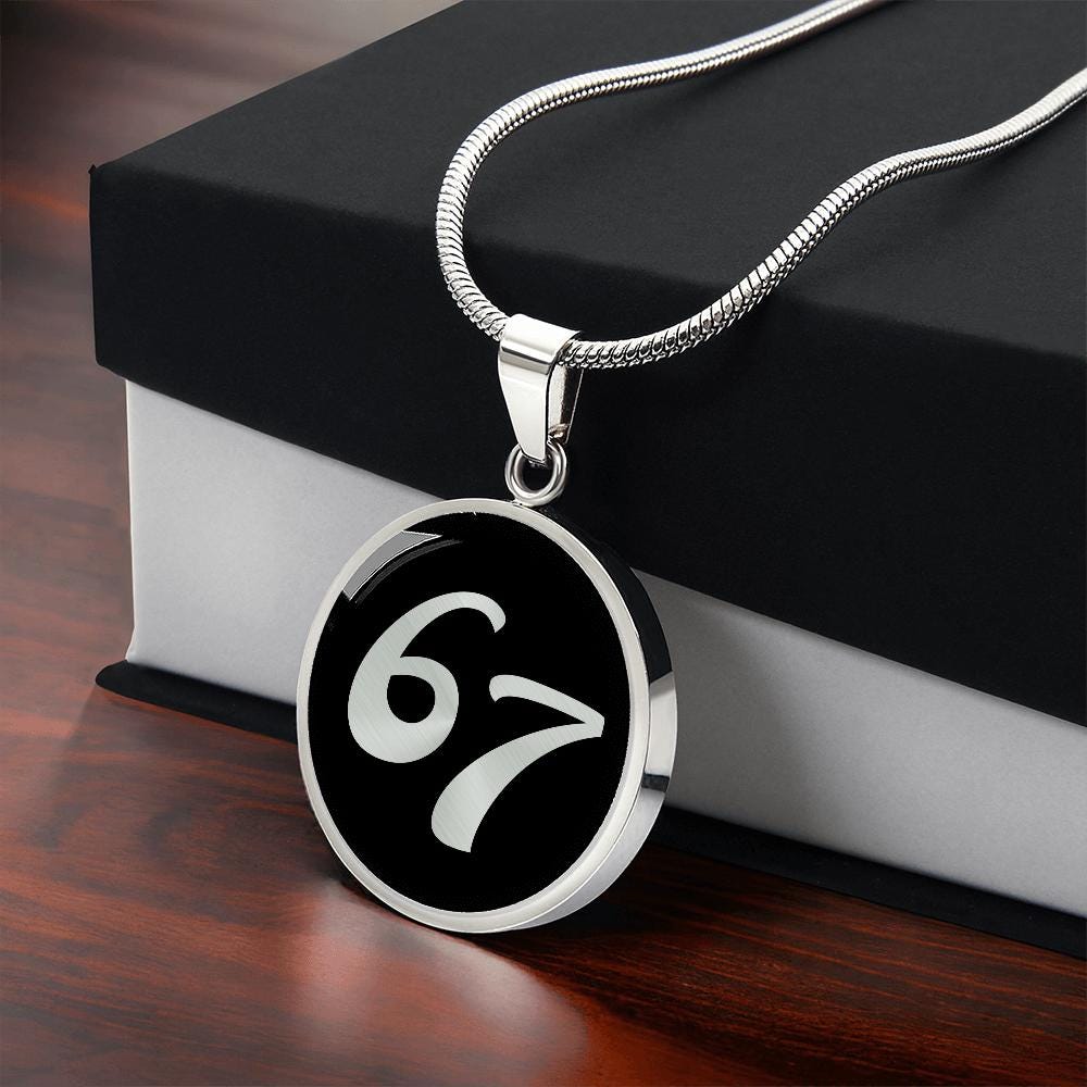 6 7 Necklace - Etsy
