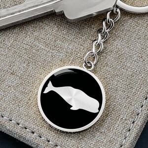 Beluga Keychain
