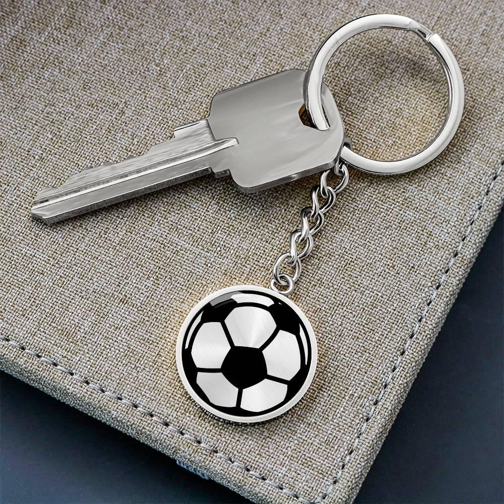 Soccer Ball Keychain - Etsy