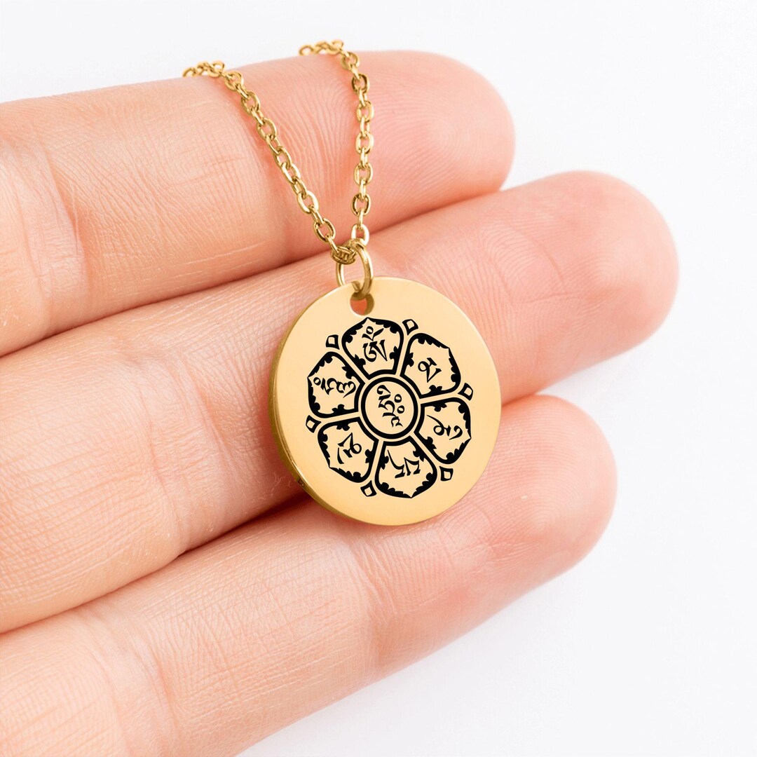 Hum Pendant Om Mani Padme Hum Pendant - Etsy