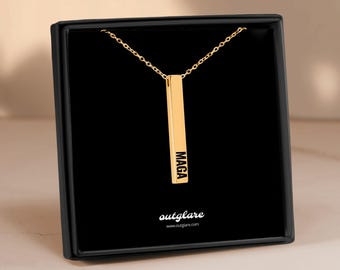 MAGA Bar Necklace