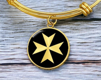Maltese Cross Bracelet