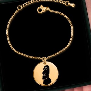 Moai Statue Bracelet