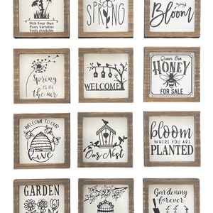 Spring Has Sprung - Wood Signs