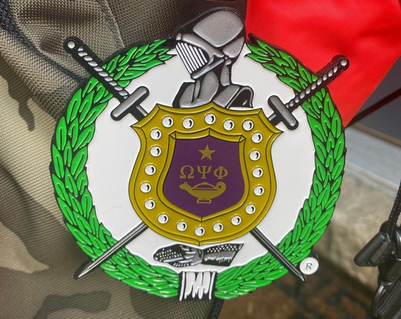Omega - Golf Bag Tag (Metal with White background)