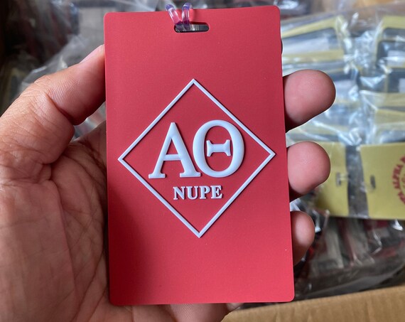AT - Bag Tag (AT Nupe) - Crimson