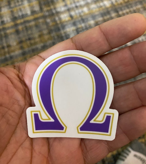 Omega - Sticker (Vinyl) - white backing peels off