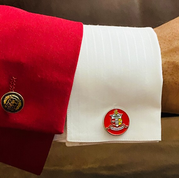 Nupe - TWO (2) Sets of Cufflinks - 'Coat of Arms' (20mm) - S A L E
