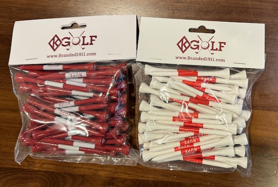 Nupe - The 'Henry A. Kean, Sr.' package:  Two bags of  3 1/4” (83mm) Golf Tees