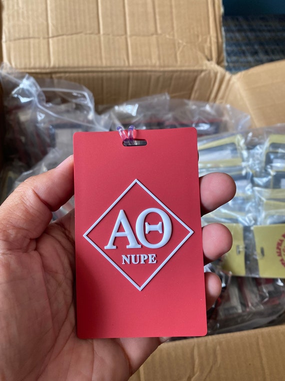 AT - Bag Tag (AT Nupe) - Crimson