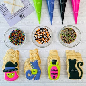 Halloween Cookie Decorating Kit, Icing Bags & Sprinkles