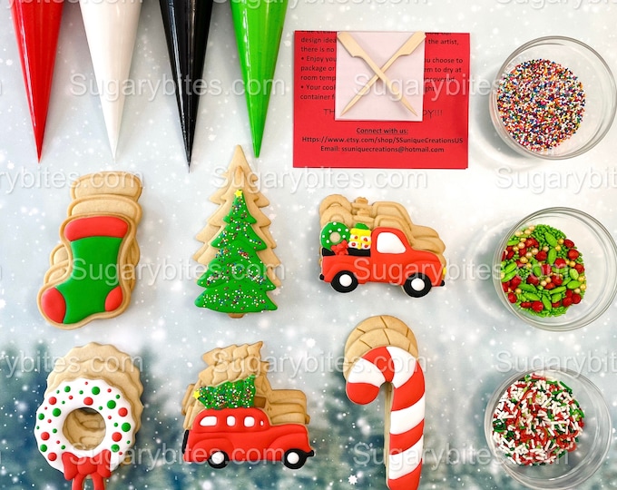 Cookie Decorating Kit Christmas 