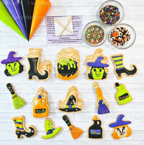 Halloween Cookie Decorating Kit INCLUDES 24 ITEMS large