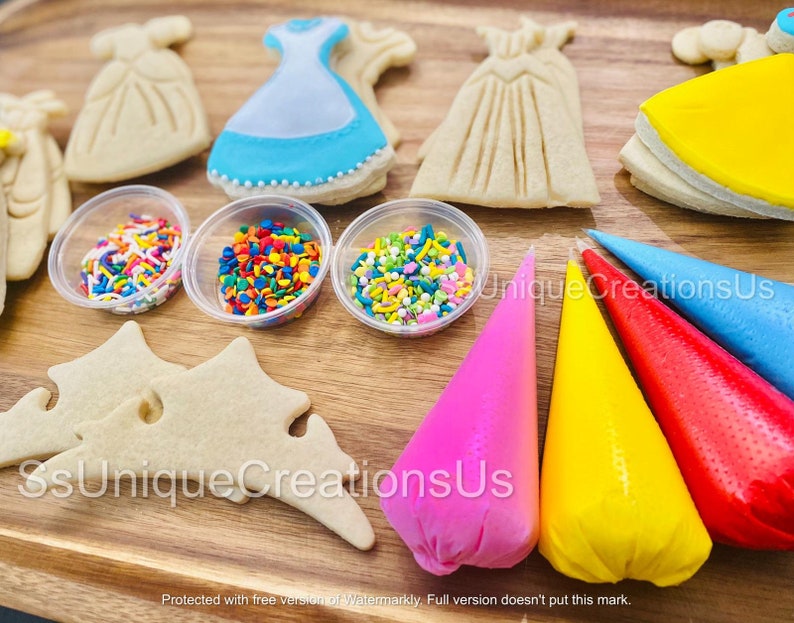 Princess Cookie Decorating Kit INCLUDES 23 ITEMS Cookie Etsy