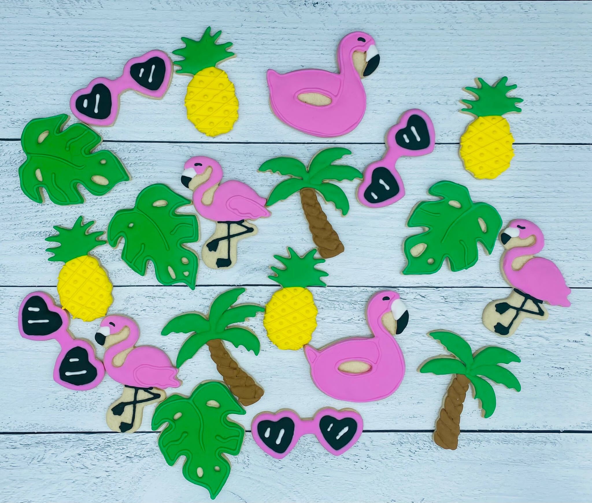 Summer Decorated Cookies ,Summer Shaped Sugar Gourmet Cookies,Gift,Wedding,Bridal Shower Favors or perfect gift