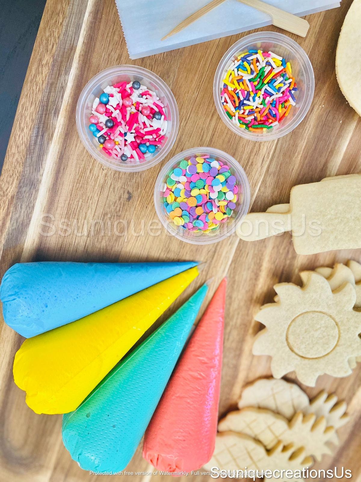Summer Cookie Decorating Kit INCLUDES 23 ITEMS Zoom Etsy