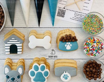 Dog Cookie Decorating Kit — Pet Theme Cookie Kit — Birthdays Activity— DIY Cookie Kit — Gift Idea