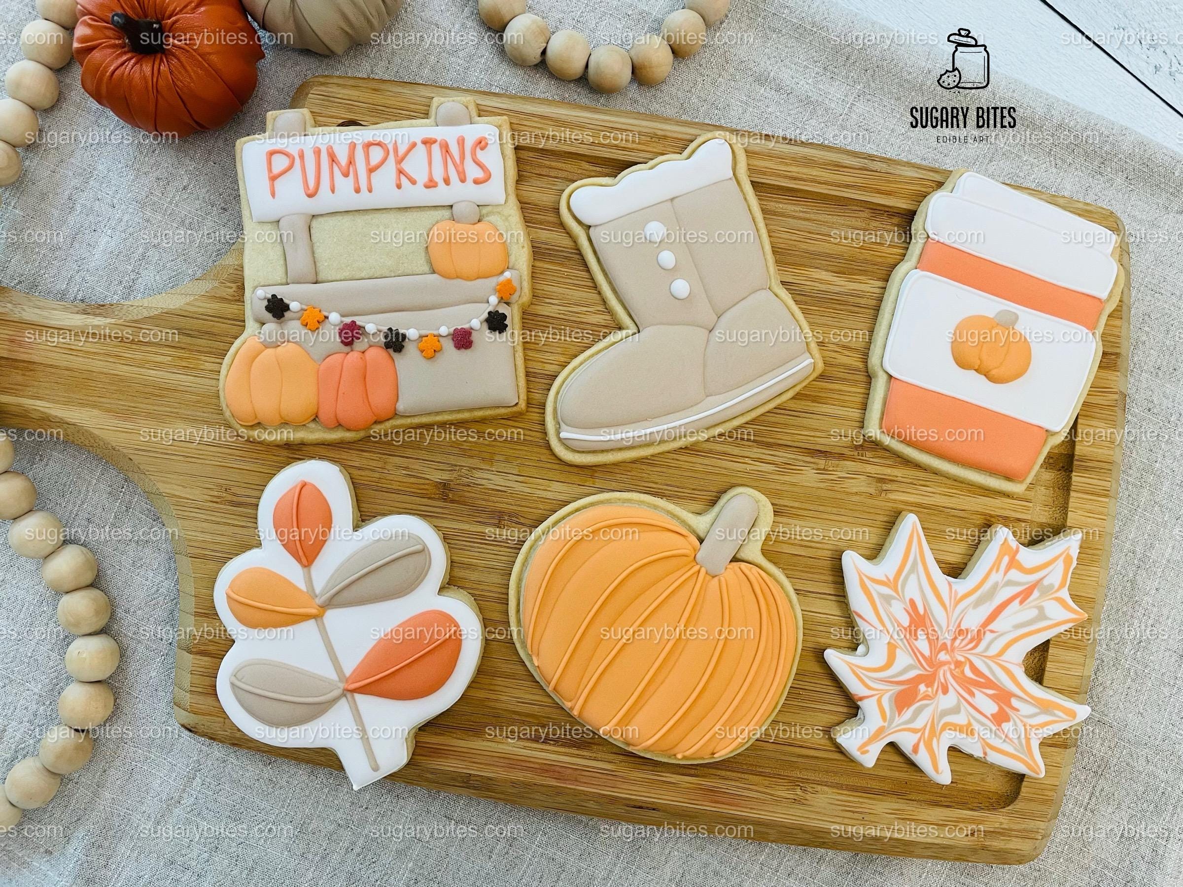 Fall Cookie Decorating Kit, ***INCLUDES 24 ITEMS*** Zoom Party Favors