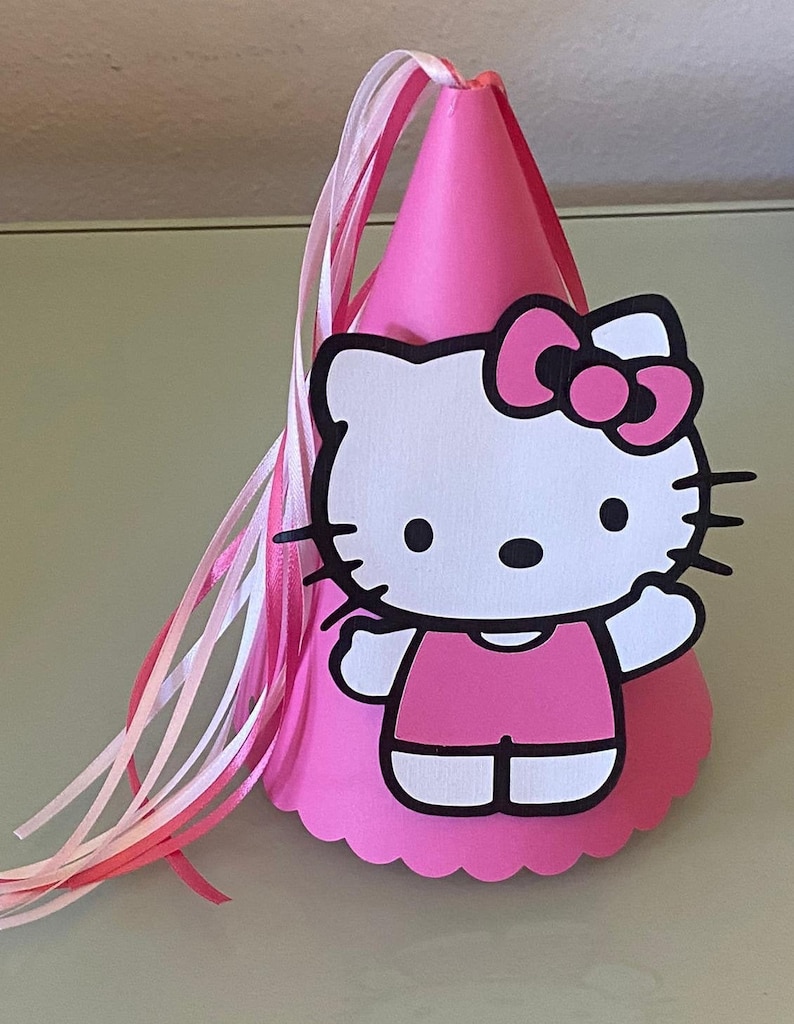 Hello Kitty Cat Inspired Birthday Hat | Etsy