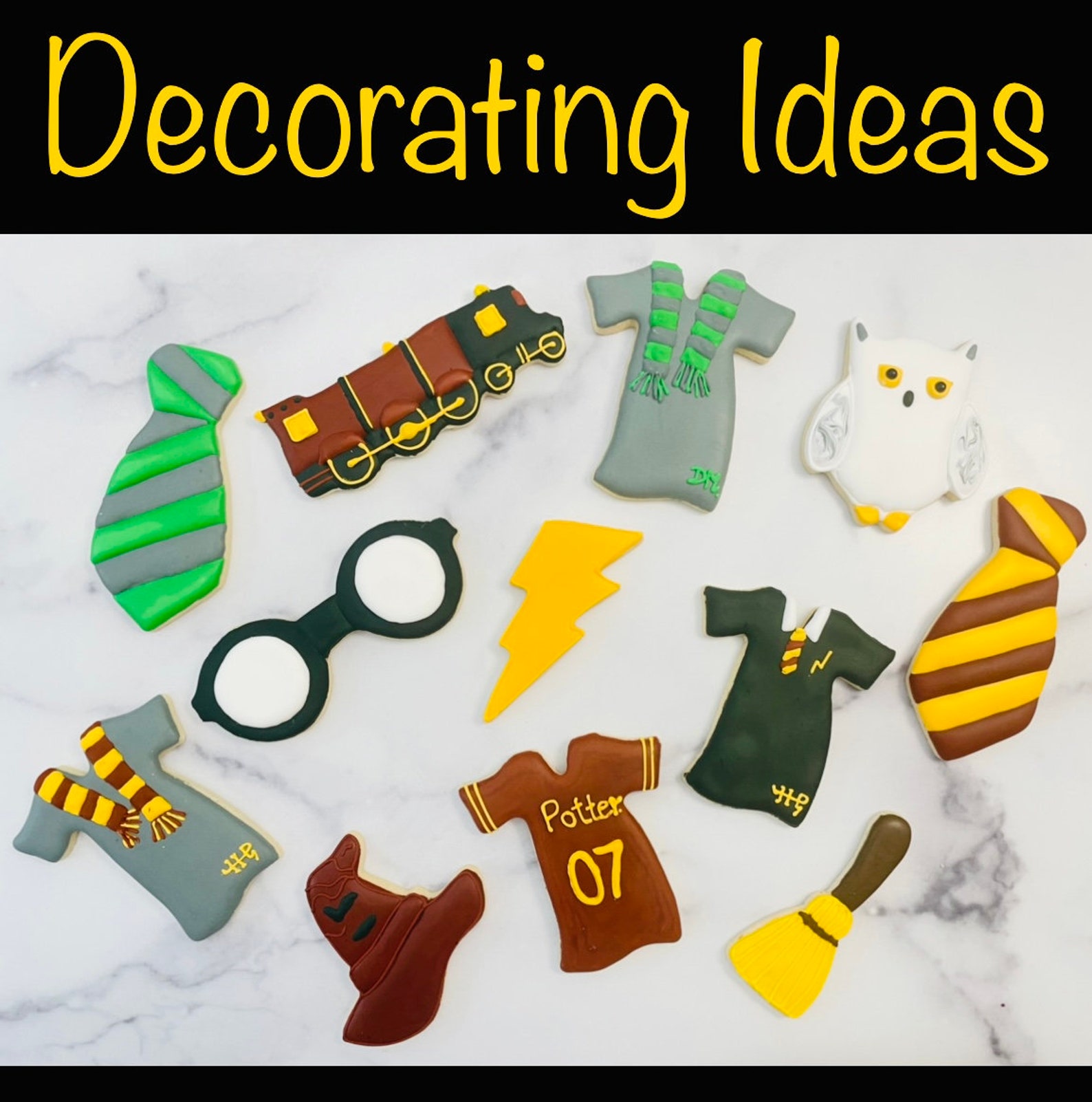 Wizard Cookie Decorating Kit DIY Magical Wizard Sugar Cookie Etsy