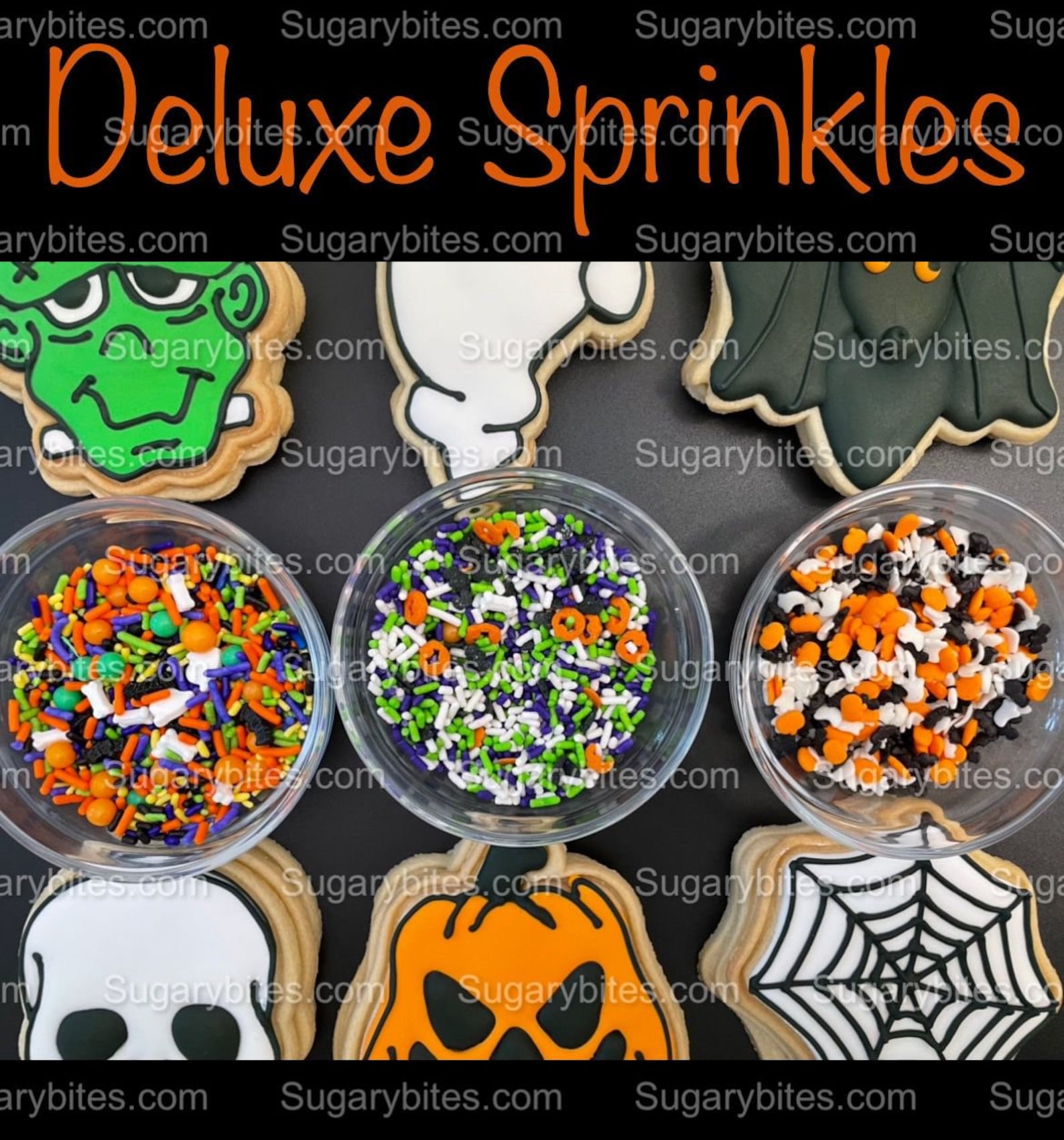 Halloween Cookie Decorating Kit DIY Cookie Kit large Etsy