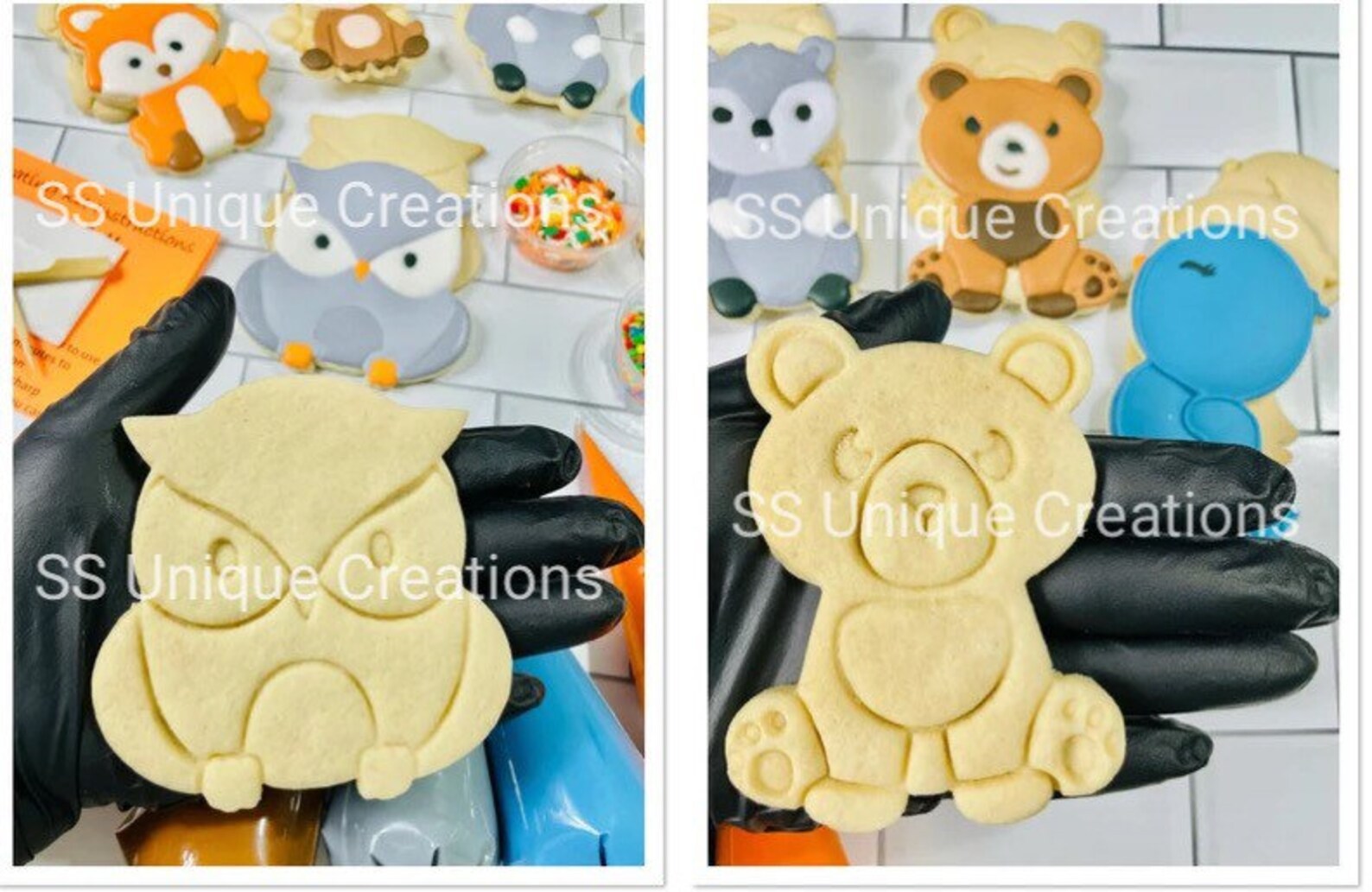 Woodland Animal Cookie Decorating Kit INCLUDES 24 Etsy