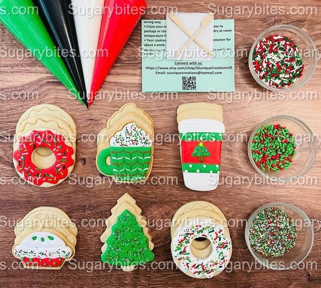 Christmas Cookie Decorating Kit Christmas DIY Cookie Kit