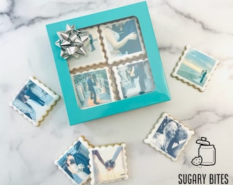Edible Photo Cookie, Set of 12 Personalized Edible Photo Cookies, Customizable Printed Vanilla Sugar Cookie, Highly Detailed Edible Image!
