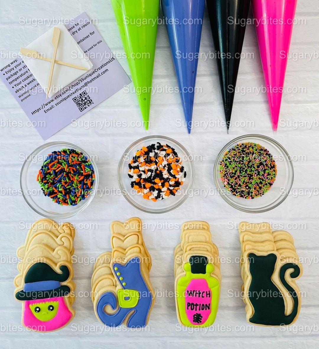 Halloween Cookie Decorating Kit Halloween DIY Cookie Kit Etsy