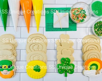 St Patrick's Day Cookie Decorating Kit, Deluxe Sprinkles, DIY