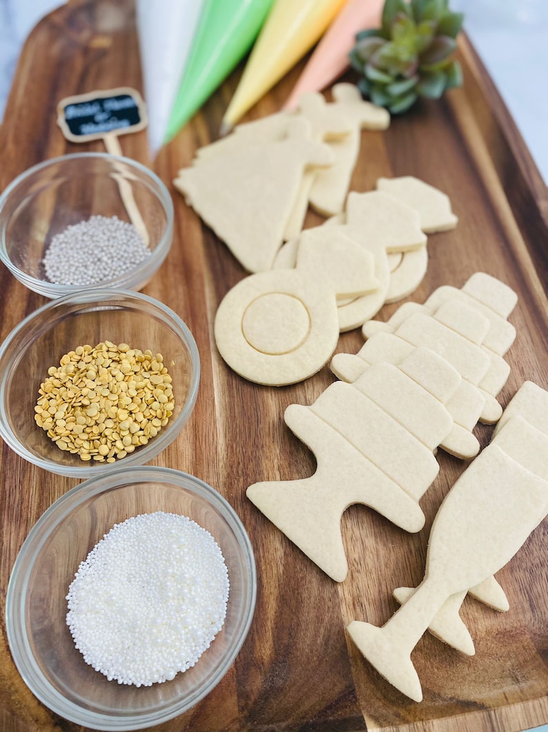 Bridal Shower Cookie Decorating Kit, Wedding DIY (24 Items) image 6