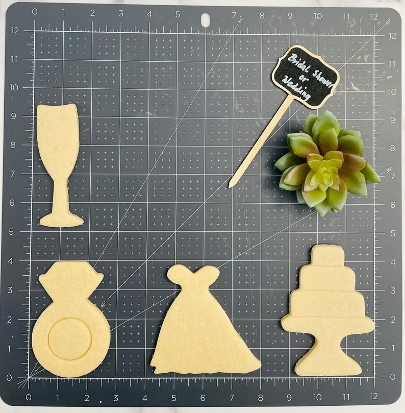 Bridal Shower Cookie Decorating Kit, Wedding DIY (24 Items) image 7