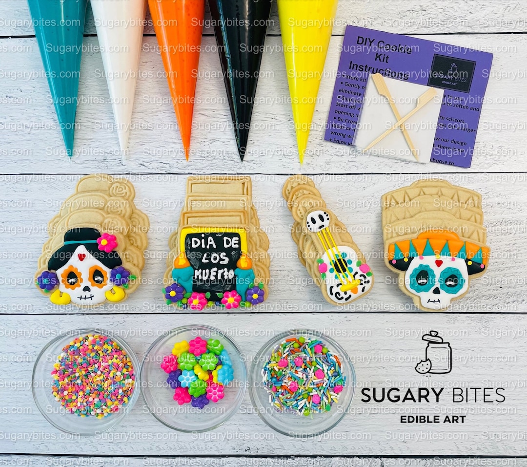 Halloween Cookie Decorating Kit DIY Cookie Kit large Etsy