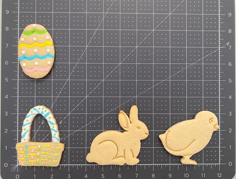 Easter Cookie Decorating Kit Easter DIY Cookie Kit large Etsy