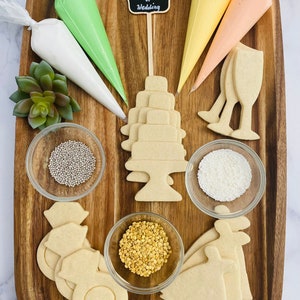 Bridal Shower Cookie Decorating Kit, Wedding DIY (24 Items) image 2